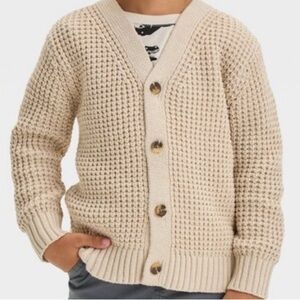 NWT 4T Beige Knit Cardigan